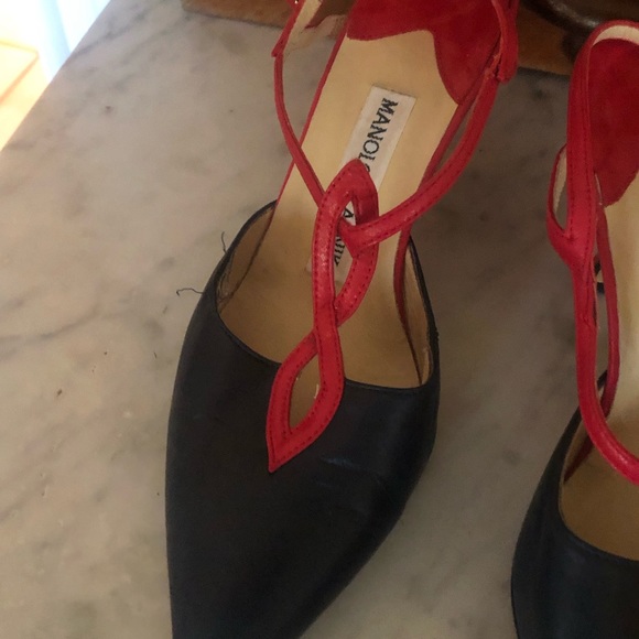 Leather in perfect condition like new. Needs tiny black rubber tips on heels. - Picture 4 of 5